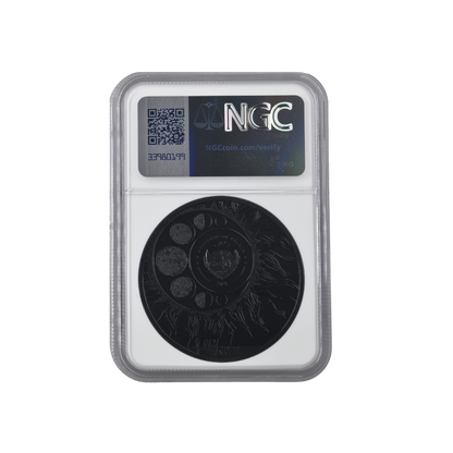 Day and Night JAGUAR 3 Oz Silver Coin $20 Palau 2023- NGC Graded PF 70