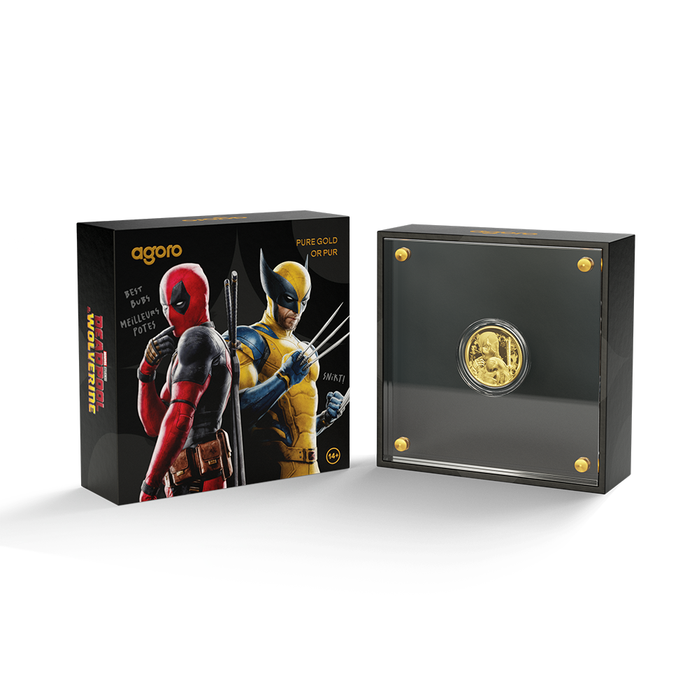 Deadpool & Wolverine 1/4 Oz Pure Gold Collectible 2026 Royal Canadian Mint X agoro