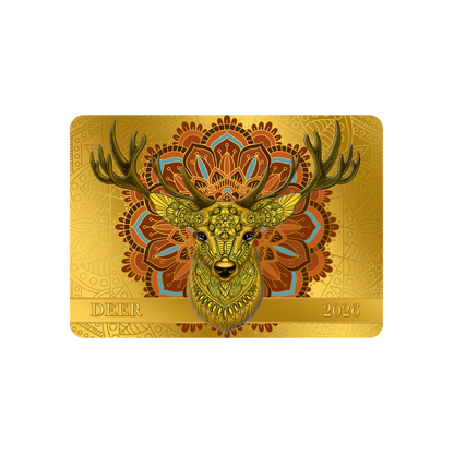 Deer Spirit Animals Collection 1/200 Oz Gold Coin 2026