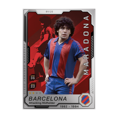 Diego Maradona Precious Collector Coin Cards MDM