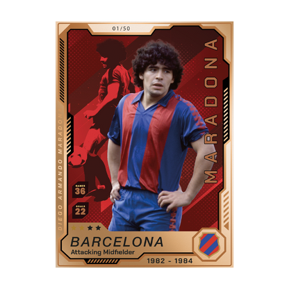 Diego Maradona Precious Collector Coin Cards MDM