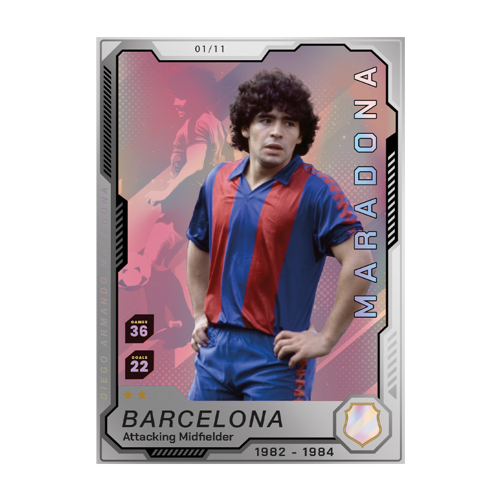 Diego Maradona Precious Collector Coin Cards MDM