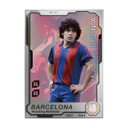 Diego Maradona Precious Collector Coin Cards MDM
