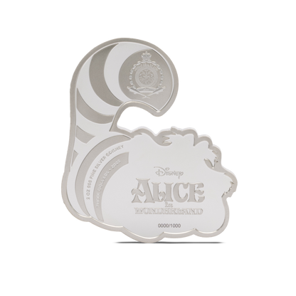 CHESHIRE CAT Disney Alice in Wonderland 2 Oz Silver Coin $3 Niue 2025 - PARTHAVA COIN