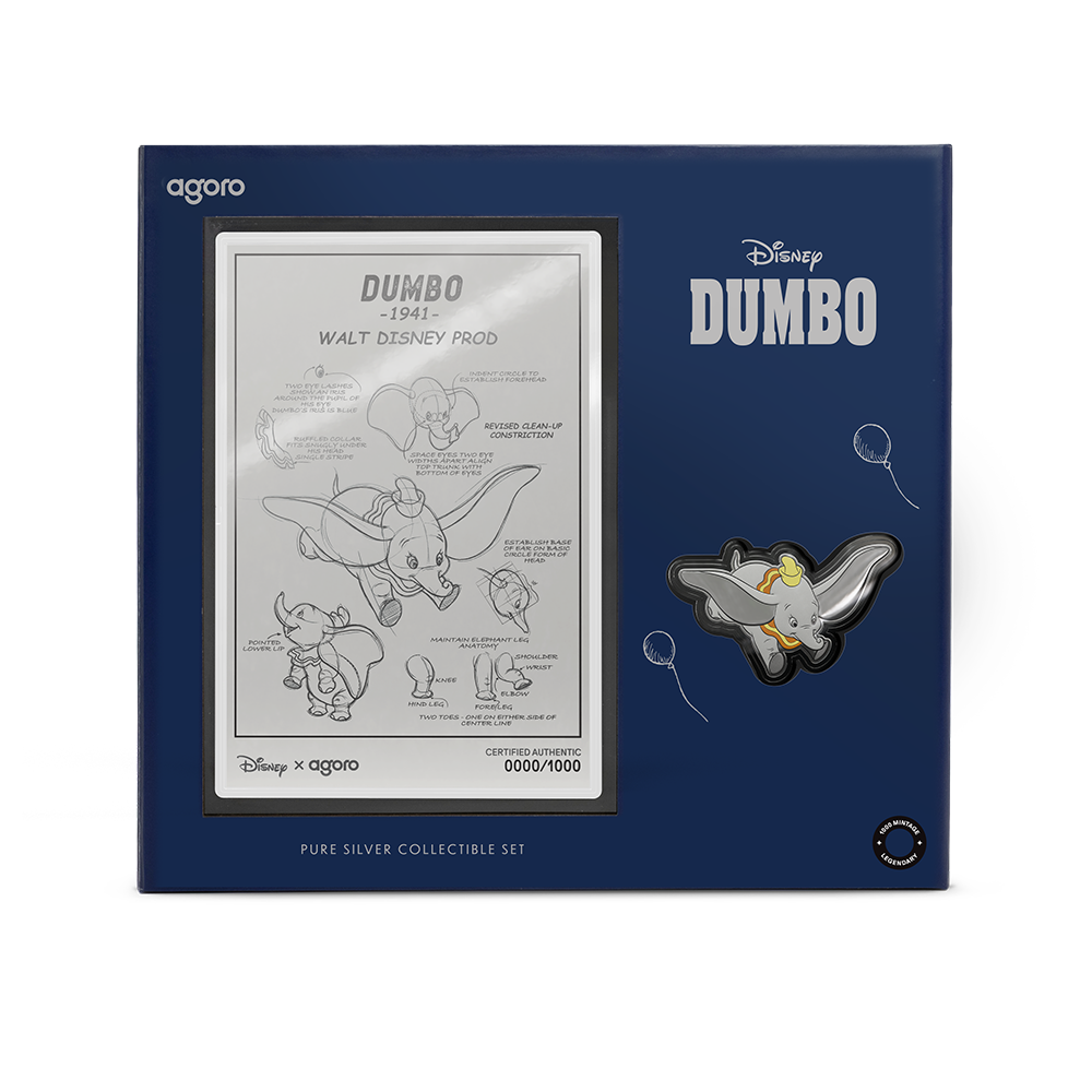 Disney Dumbo Silver Collectible Set Agoro