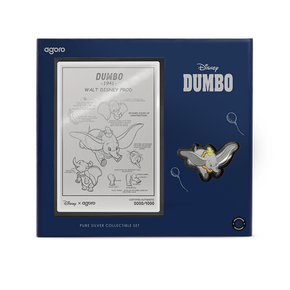 Disney Dumbo Silver Collectible Set Agoro