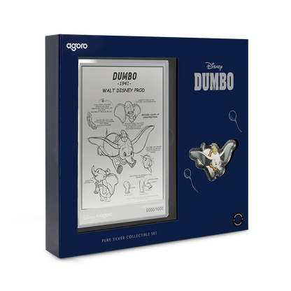 Disney Dumbo Silver Collectible Set Agoro