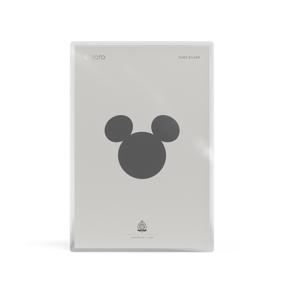 Mickey Mouse: Art Deco Silver Collectible Foil Agoro