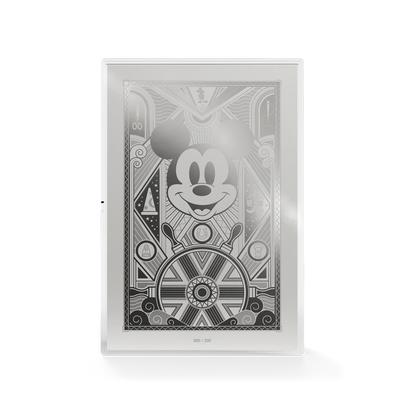 Mickey Mouse: Art Deco Silver Collectible Foil Agoro