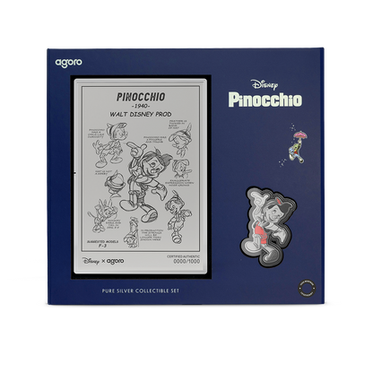 Disney Pinocchio Silver Collectible Set Agoro