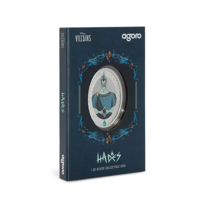 Disney Villains Hades Silver Coin agoro