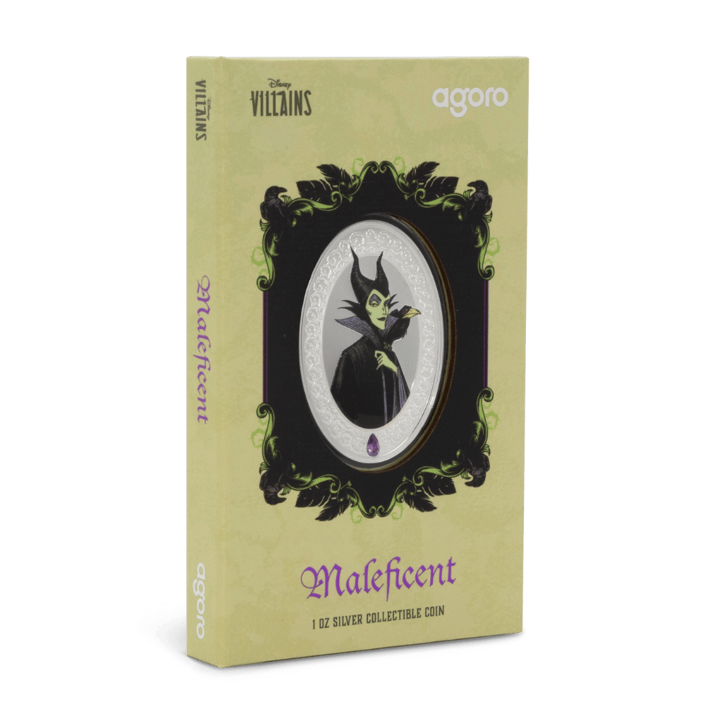 Disney Villains Maleficent Silver Coin Packaging - Agoro New Zealand Mint