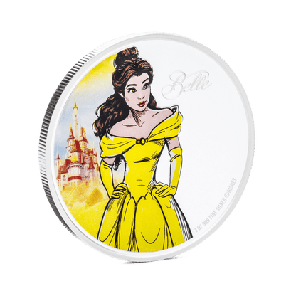 BELLE Disney Princess 1 Oz Silver Coin $2 Niue 2024 - PARTHAVA COIN