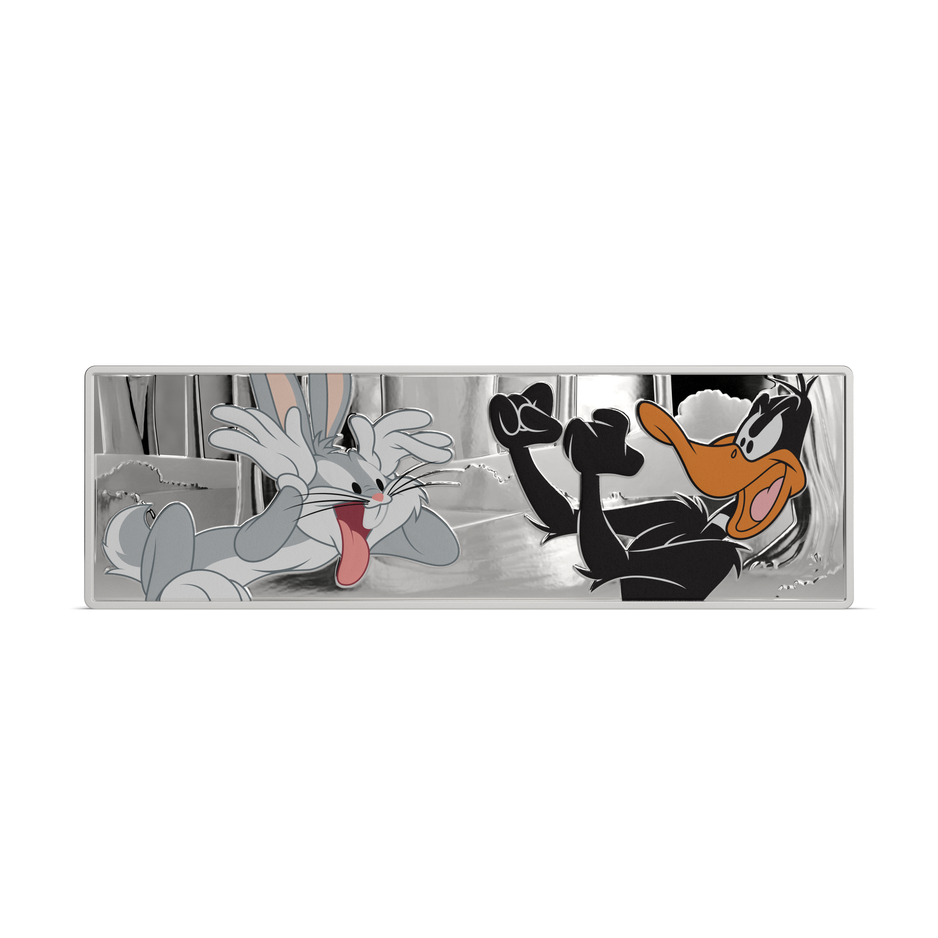 Looney Tunes™ Bugs Bunny & Daffy Duck Silver Coin AGORO