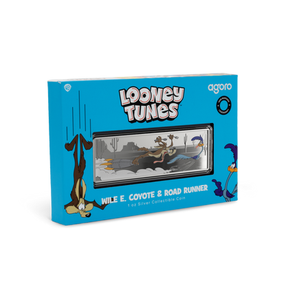 Looney Tunes™ Wile E. Coyote & Road Runner Silver Coin AGORO