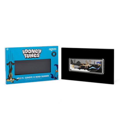 Looney Tunes™ Wile E. Coyote & Road Runner Silver Coin AGORO