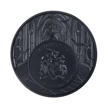 Dracula Awakens in the Dark 2 Oz silver Coin MDM