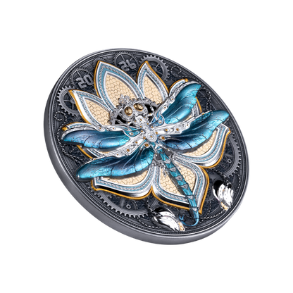 Dragonfly Steambeasts 5 Oz Silver Coin 2026 MDM