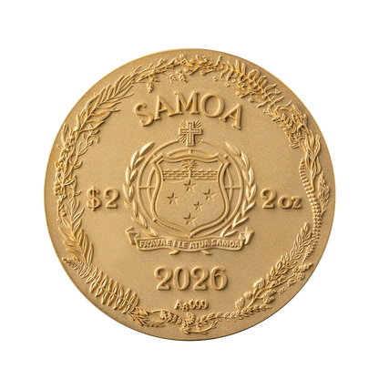 Dragonfly Amber Mirage 2 Oz Silver Coin MINT XXI