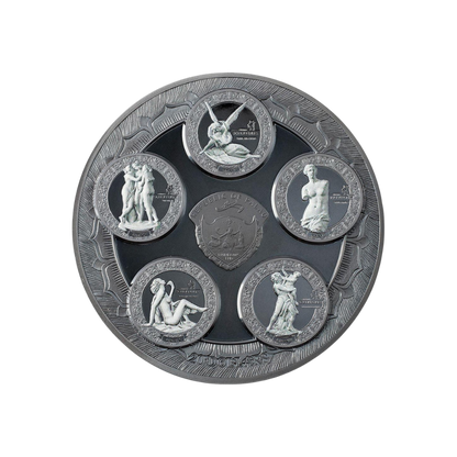 ECSTASY OF SAINT TERESA Eternal Sculptures Special Edition 5 Oz Silver Coin $20 Palau 2021