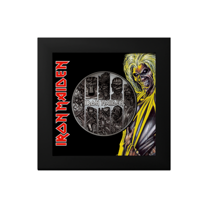 EDDIE Iron Maiden Best of Eddie 3 Oz Silver Coin $20 Cook Islands 2024