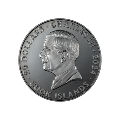 EDDIE Iron Maiden Best of Eddie 3 Oz Silver Coin $20 Cook Islands 2024