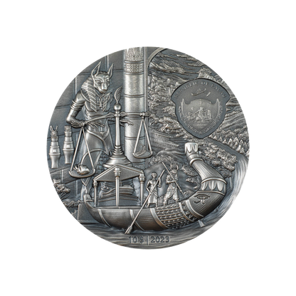 EGYPTIANS Afterlife Rites of Passage 2 Oz Silver Coin $10 Palau 2023