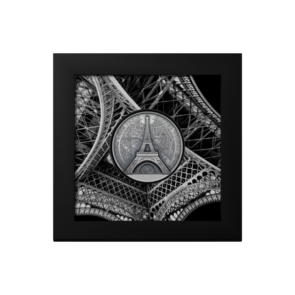 EIFFEL TOWER Historical Monuments 5 Oz Silver Coin $25 Cook Islands 2024