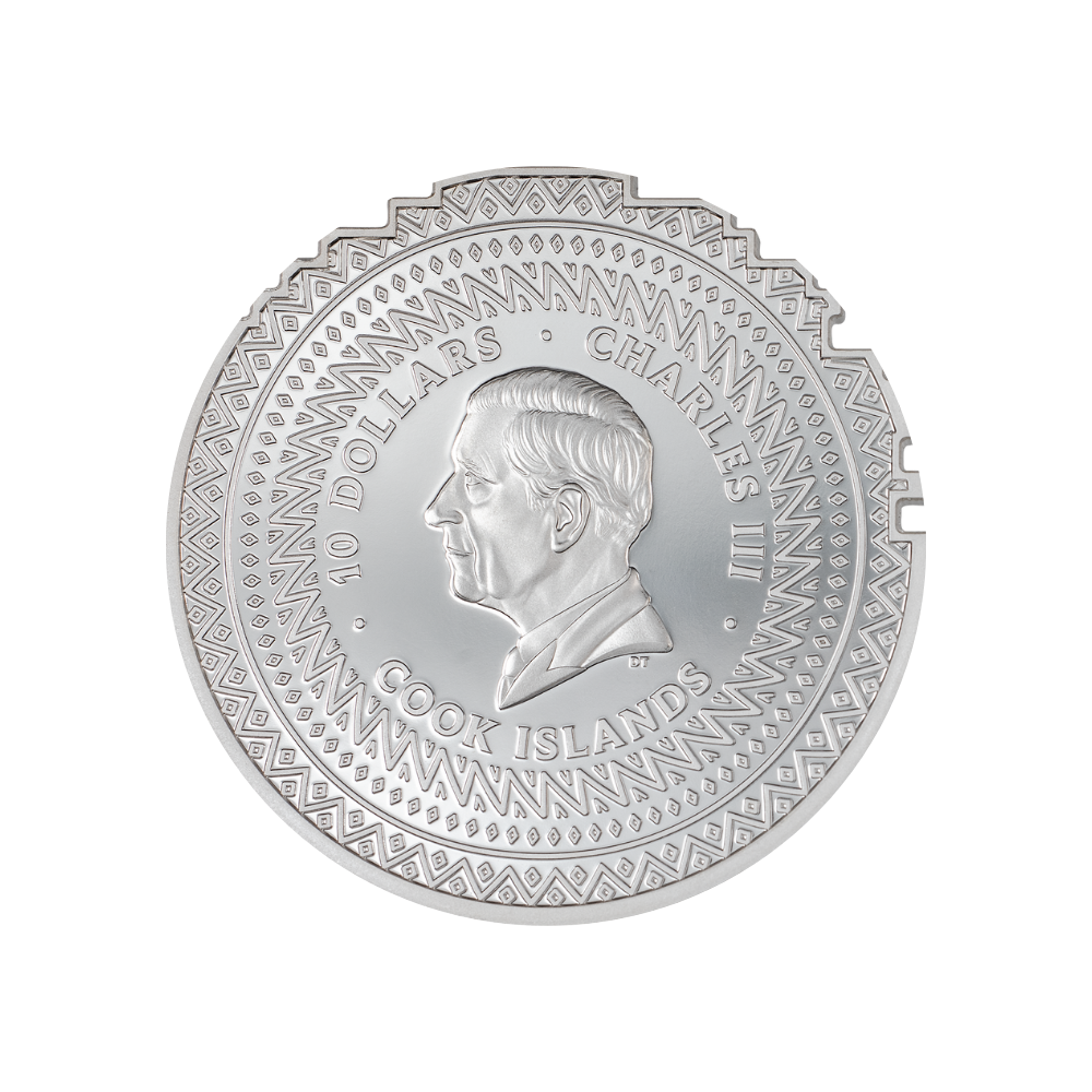 ELEPHANT Reconstruction 2 Oz Silver Coin $10 Cook Islands 2024