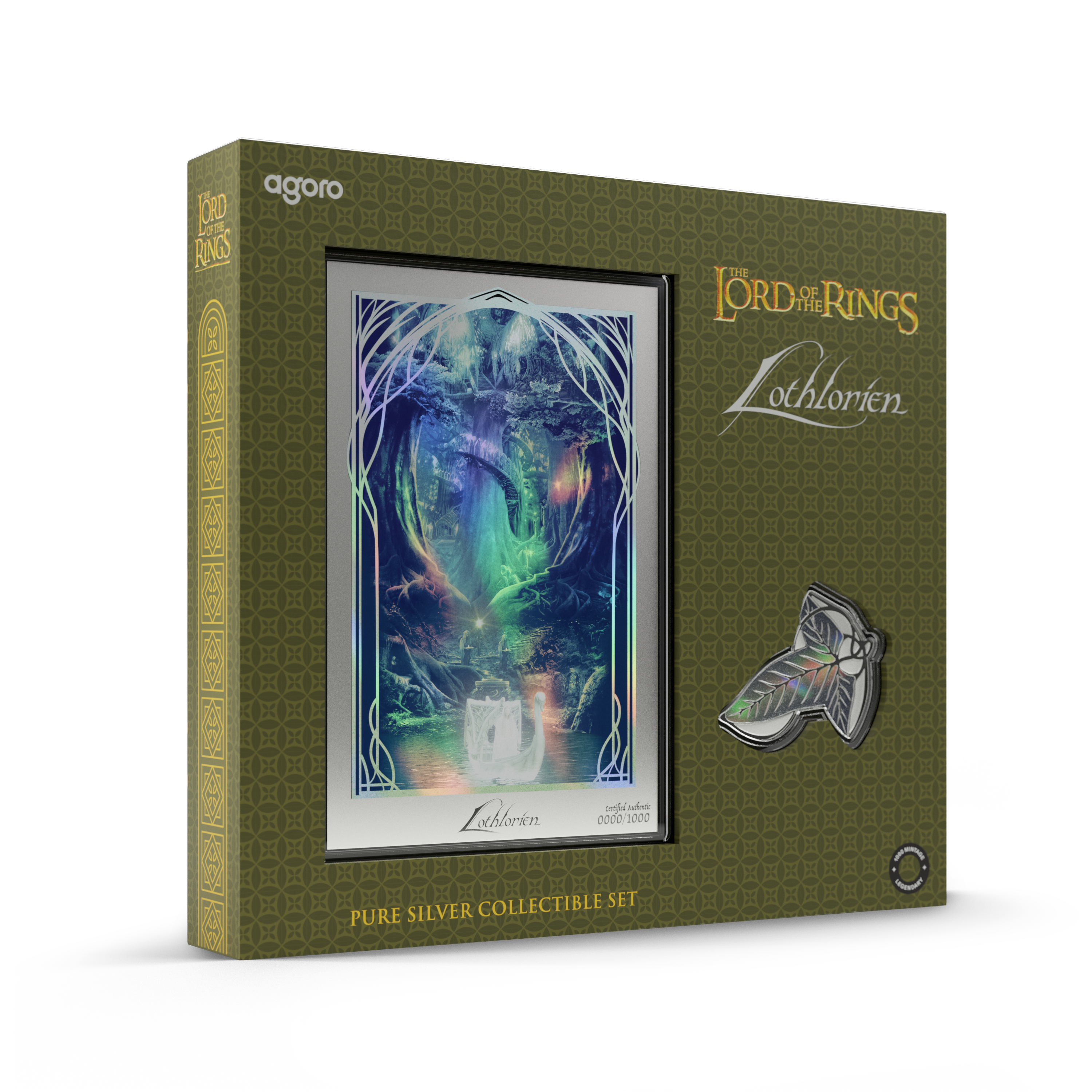 THE LORD OF THE RINGS™ Lothlorien Collectible Set Silver Collectible Set Agoro