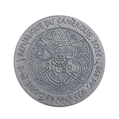 Eric Bloodaxe The Way To Valhalla 2 Oz Silver Coin MINT XXI