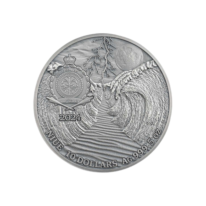 EXODUS Fundamental Stories of the Bible 5 Oz Silver Coin $10 Niue 2024