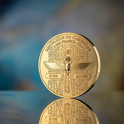 Egyptian Gods Gold Grandeur 5 Oz Silver Coin 2025 - PARTHAVA COIN