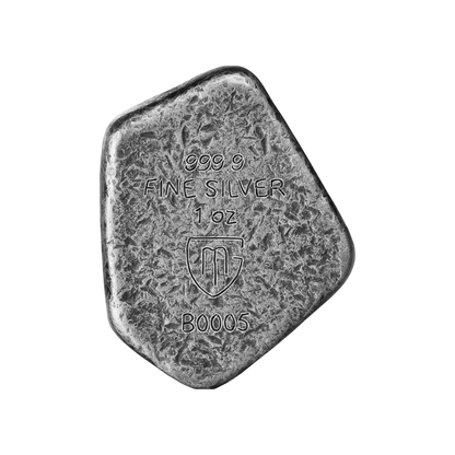 Ehwaz Cast Rune 1 Oz Silver Cast Bar 2024 Germania Mint