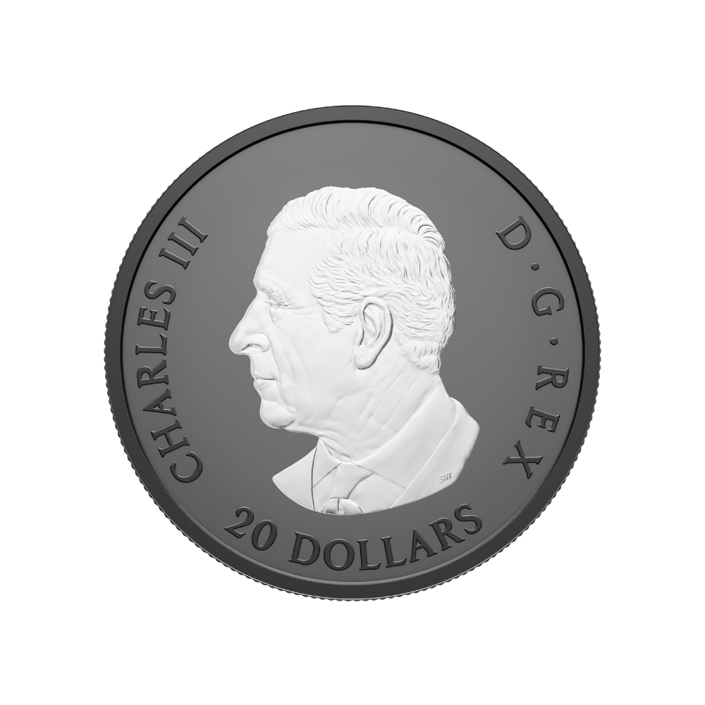 Elegant Maple 1 Oz Fine Silver Coin Canada 2025