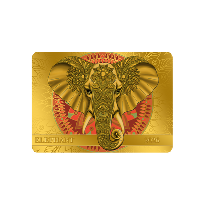 Elephant Spirit Animals Collection 1/200 Oz Gold Coin 2026