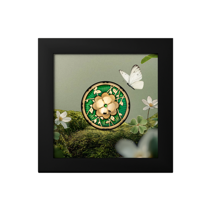 Evergreen Clover Gilded 1 Oz Silver Coin 2025