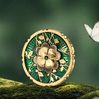 Evergreen Clover Gilded 1 Oz Silver Coin 2025 gallery - Parthava Coin