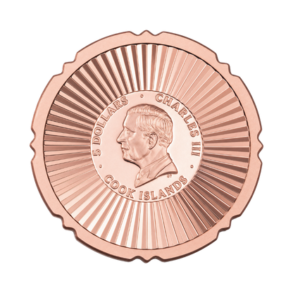 Evergreen Ladybug Rose Gilded 1 Oz Silver Coin 2026 CIT