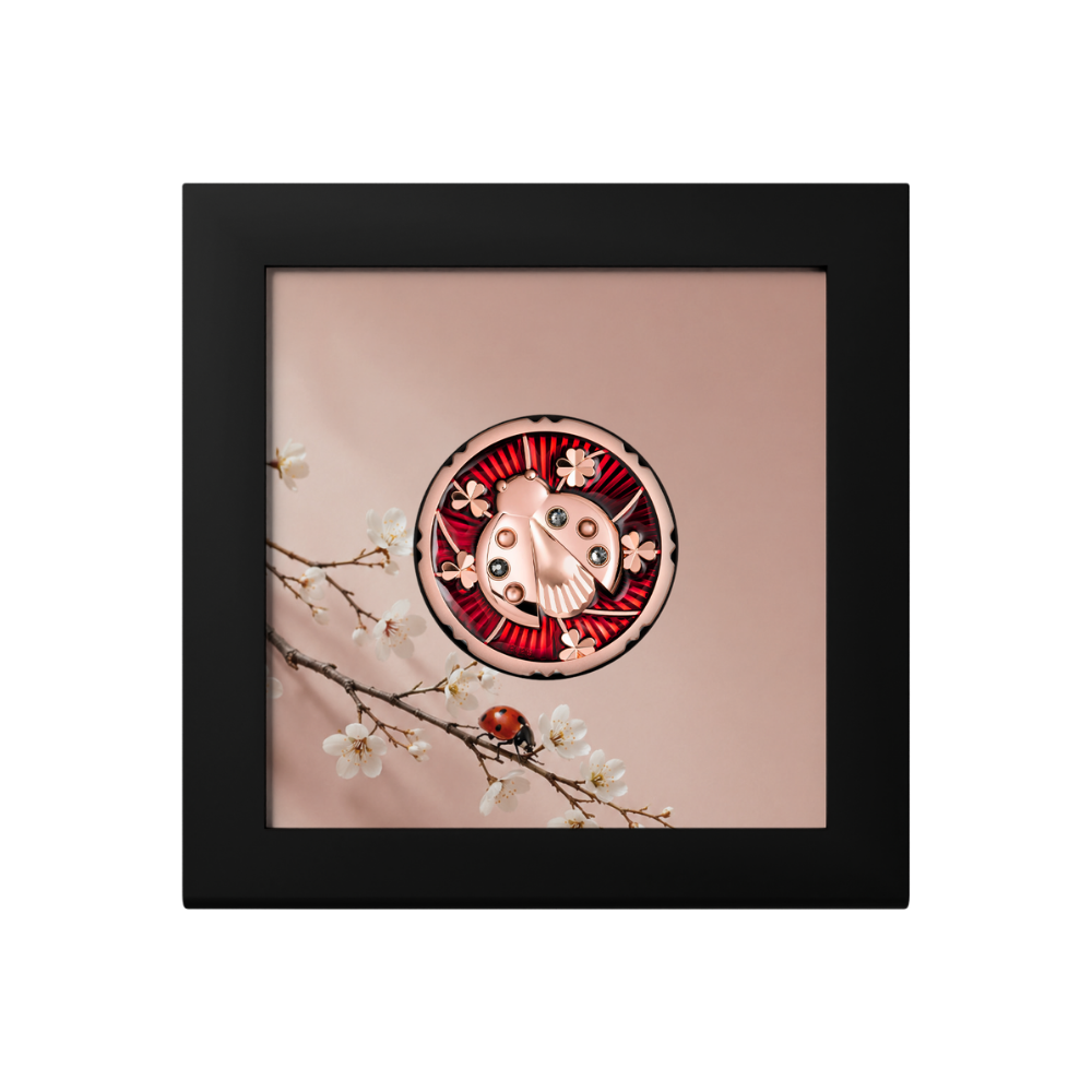 Evergreen Ladybug Rose Gilded 1 Oz Silver Coin 2026 CIT