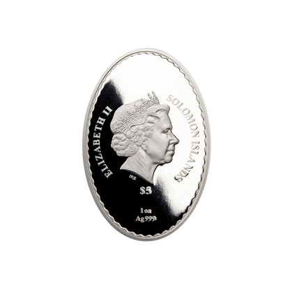 FATHER FROST SNOW MAIDEN Matrioshka Doll 1 Oz Silver Coin $5 Solomon Islands 2023