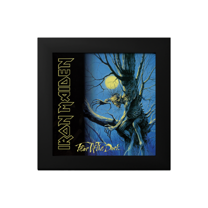 FEAR OF THE DARK Iron Maiden 1 Oz Silver Coin $5 Cook Islands 2022