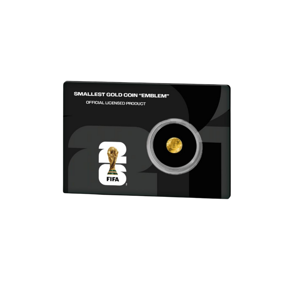 FIFA 2026 Emblem Smallest Gold 0.5g Coin