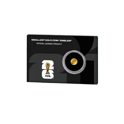 FIFA 2026 Emblem Smallest Gold 0.5g Coin