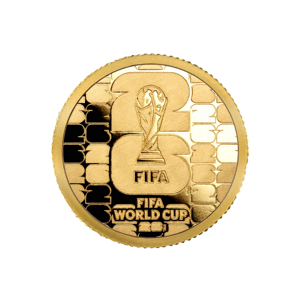 FIFA 2026 Emblem Smallest Gold 0.5g Coin