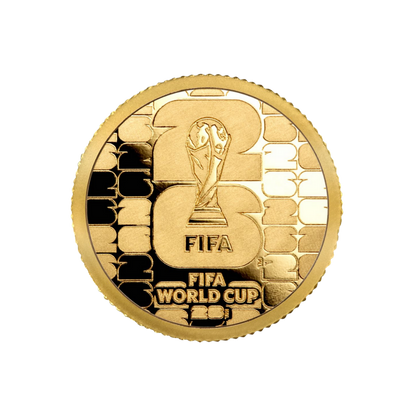 FIFA 2026 Emblem Smallest Gold 0.5g Coin