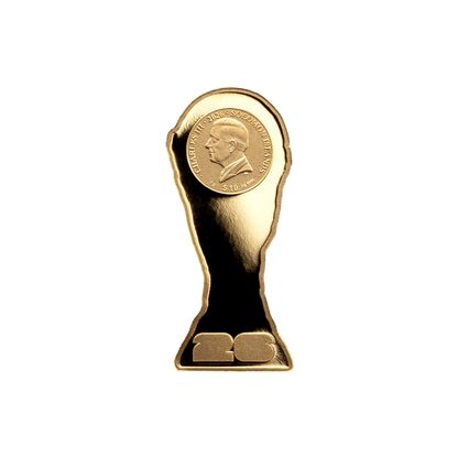 FIFA 2026 Trophy Replica 1g Shaped Gold Coin