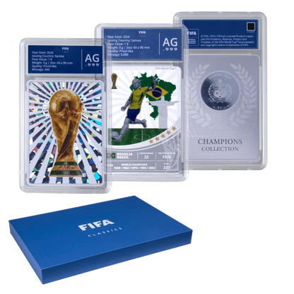 FIFA Classic Pure Silver Trading Coins "World Champions" MDM
