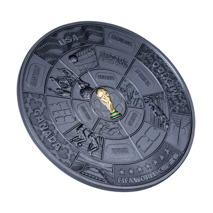 FIFA Maze Coin 2 Oz Silver 2026 MDM