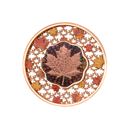 FILIGREE MAPLE LEAF 2 Oz Silver Coin $5 Solomon Islands 2023